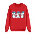 Family Matching Outfits Fashion Pullover Sweater Christmas Print Parent