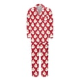 thumbnail image 1 of Family Matching Pajama Set Christmas Long Sleeved Button Shirt and Pants Pjs Set (Dad's), 1 of 4