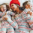 thumbnail image 1 of Family Matching Pajamas Christmas Jammies Clothes Cotton Holiday Sleepwear Sets Long Sleeve Pjs, 1 of 8
