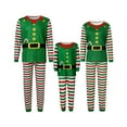 thumbnail image 1 of Family Matching Pajamas Set, Classic Plaid Long Sleeve Tops with Pants Xmas Homewear Sleepwear Outfits for Family, 1 of 10