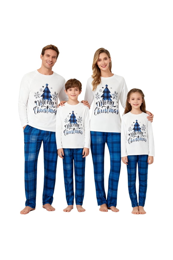 Family Matching Pajamas Sets Christmas Pjs Sleepwear Outfits for Christmas Holiday Party