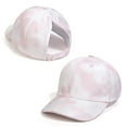 thumbnail image 1 of Family Matching Ponytail Baseball Hats Mother Daughter Baseball Cap Ponytail Bun Back Bundle, 1 of 7