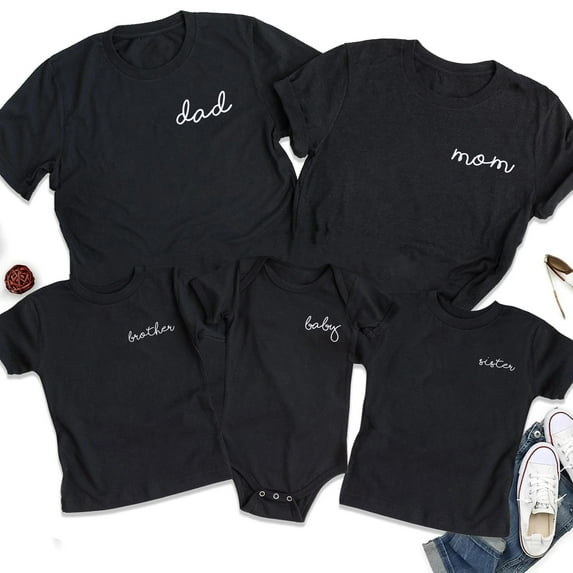 Family Matching Shirts, Mom and Dad Shirt, Family Pocket Shirts, Mom ...