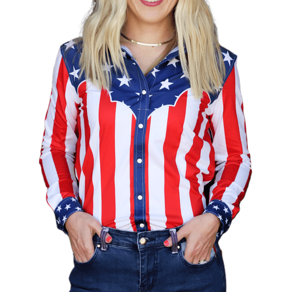 Family Matching Shirts Tops Independence Day Women Kids Girls Boys Parent-child Outfits Clothing Summer