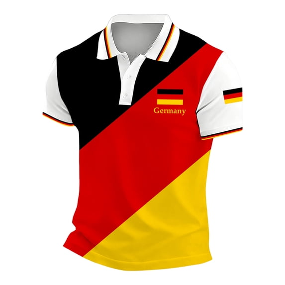 Family Matching Soccer Jersey T Shirts for Men Boys Germany Flag Printed Short Sleeve Football Fan Tops