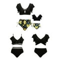 thumbnail image 1 of Family Matching Swimwear Two Piece Bikini Set Newest Printed Mommy And Me Bathing Suits, 1 of 8