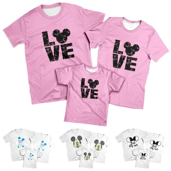Family Matching T-Shirt Comfort Anime Tops Christma Gift for Women/Men/Kids/Couples