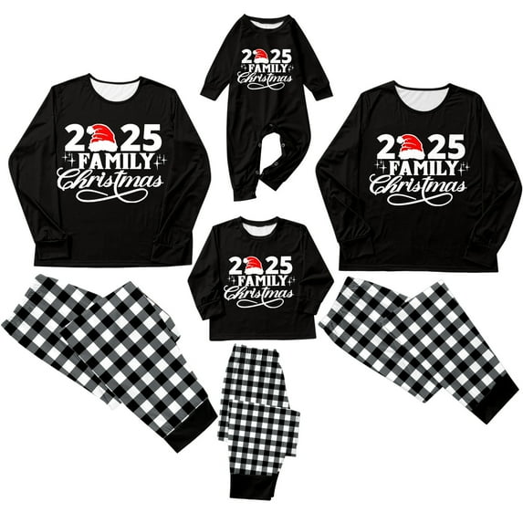 Family Matching Themed Four Piece For Dads Family Pajamas Matching with Dog