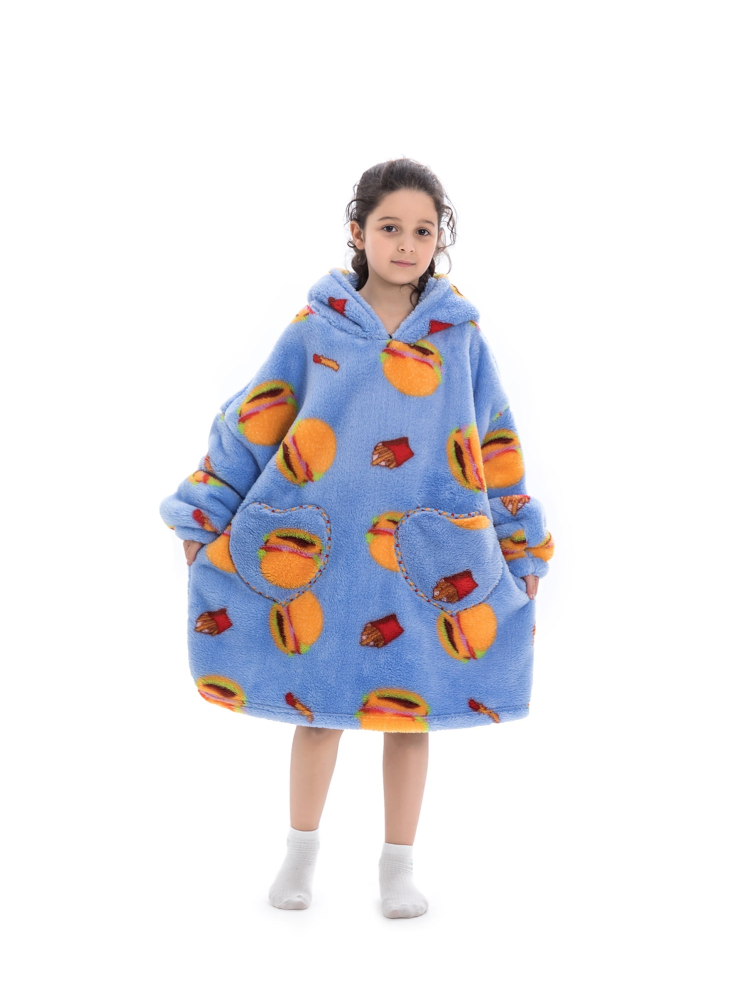 Wish plush blanket hoodie sale