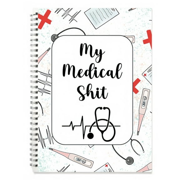 Family Medical Planner 8.27 x 11.22 Inches - Organize Your Health Records