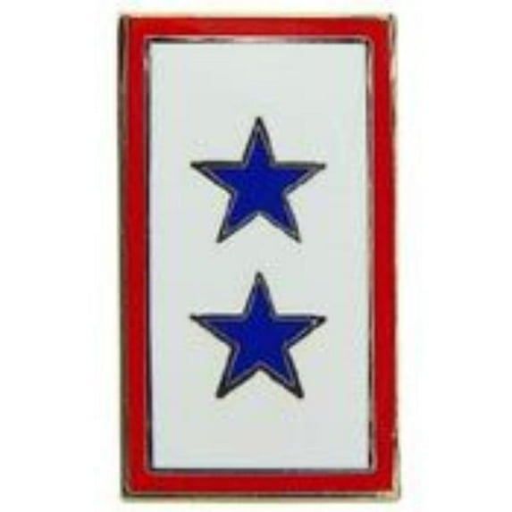 Eagle Emblems P14259 Pin - Family Members In Service - Blue Stars - Pack of 2 - 1 in.