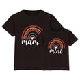 thumbnail image 1 of Family Mother And Daughter Matching Clothes Rainbow Printed T-Shirt Tops Tee Blouse, 1 of 6