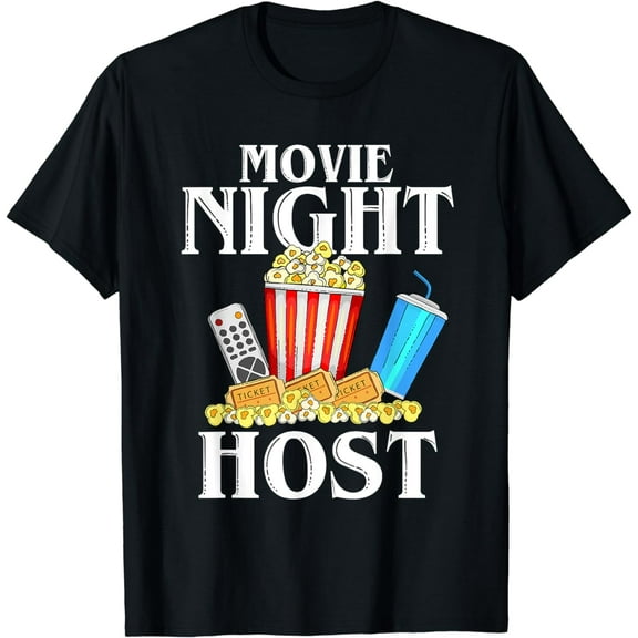 Family Movie Night Outfit For Men Women Kids - Movie Lover T-Shirt