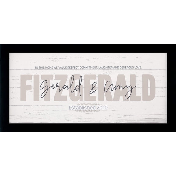 Family Name | Personalized Print, Wall Decor - Overlay