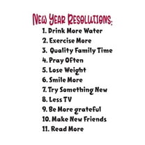 Family New year Resolutions Inspirational Quotes & Sayings Wall Decal Decoration Be More Grateful Motivational Quote Lettering Lasts Years and Easily Removable - Size: 6 In(W) x 10 In(H)