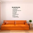 thumbnail image 1 of Family New year Resolutions Inspirational Quotes & Sayings Wall Decal Decoration Spend Quality Time Take a trip Positive Quote Lasts Years and Easily Removable - Size: 24 In(W) x 30 In(H), 1 of 5