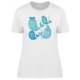 thumbnail image 1 of Family Of Cute Whales T-Shirt Women -Image by Shutterstock, Female XX-Large, 1 of 2