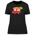 thumbnail image 1 of Family Of Rabbits On A Car T-Shirt Women -Image by Shutterstock, Female XX-Large, 1 of 2
