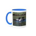 thumbnail image 1 of 3dRose, Family of Three Loons, 15oz Two-Tone Blue Mug, 1 of 7