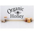 thumbnail image 1 of Family Organic Honey Cute Home Wall Decal Decoration Organic Honey Typography with Cute Honey Bee Lasts Years and Easily Removable - Size: 14 In(W) x 20 In(H), 1 of 3