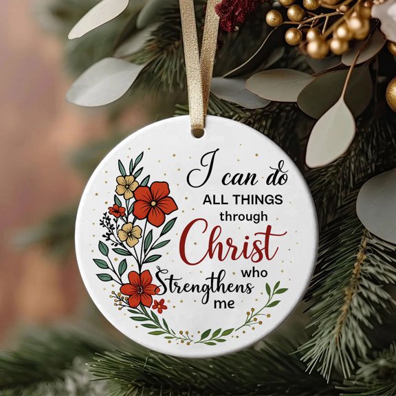 Family Ornaments Ceramic Christmas for Grandma, Grandpa, Husband wife Dad Mom Sister bestie, Mr and Mrs Wedding anniversary Ornament, Ornament Christmas In Our New Home 2025