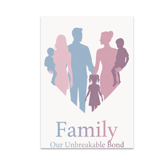 Family Our Unbreakable Bond - Family Wall Art Decor - 13x19 Poster Print