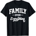 thumbnail image 1 of Family Over Everything T-ShirtMen and women, Black T-shirt, size: Extra large, 1 of 4