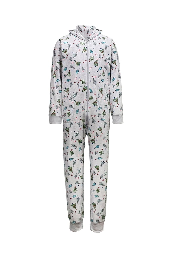 Intimates Gray Holiday One-Piece Sleepwear Size: S