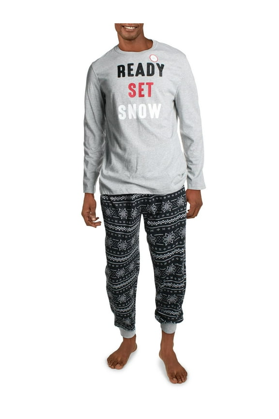 Mens Christmas Holiday Pajama Set