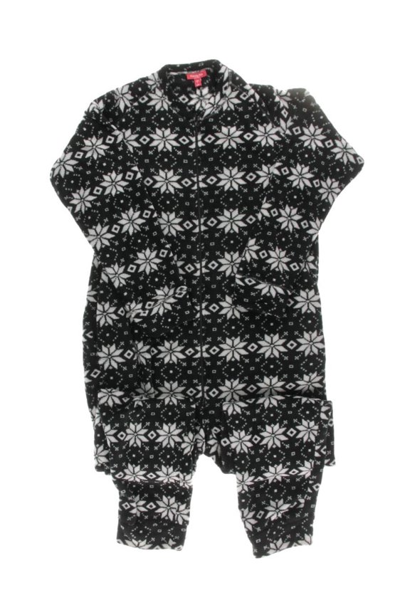 Mens Fleece Snowflakes One-Piece Pajamas