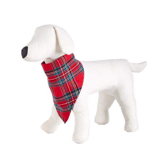 Family PJs Plaid Lightweight Dog Bandana