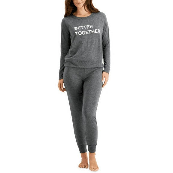 Family PJs Women's Better Together Sweatshirt & Pants 2PC Pajama Set Size XL