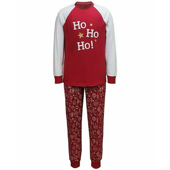 Family Pajamas Matching Men's Big & Tall Ornament-Print Family Pajama Set