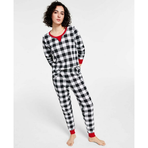 Buffalo plaid thermal pajamas shop