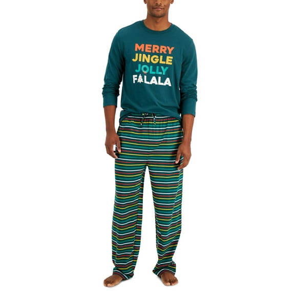 Matching Mens Merry Jingle Mix It Family Pajama Set June Bug M
