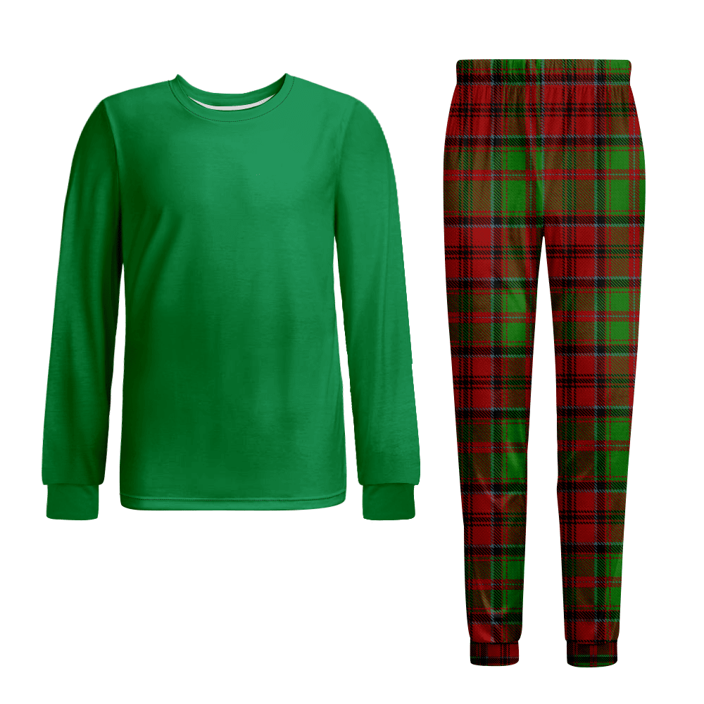 Family Pajamas Set Grinch Green Hair Monster Sleepwear Set for Family