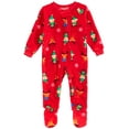 thumbnail image 1 of Family Pajamas Unisex Baby Boys or Girls Long Sleeves One-Piece PJs 6-9 MO/Elf, 1 of 2