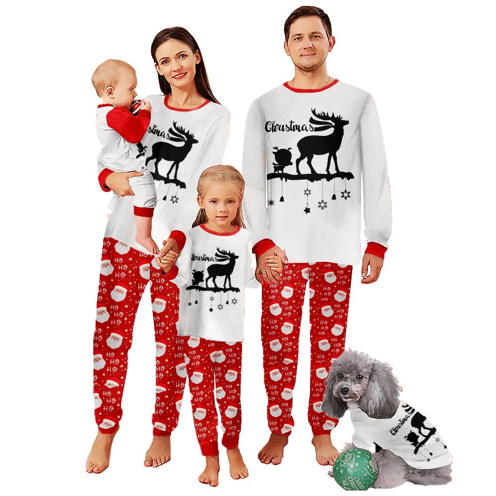 Family Pajamas for Family Xmas Jammies for Adults and Kids Holiday Xmas Sleepwear Set