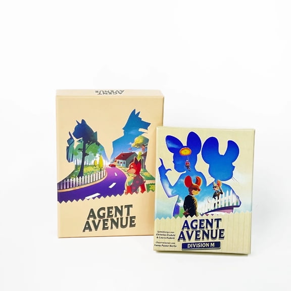 Family Party Tabletop Game, Agent Avenue Expansion:Division M, Classic Strategy Card Game for Adult Night & Family Gatherings