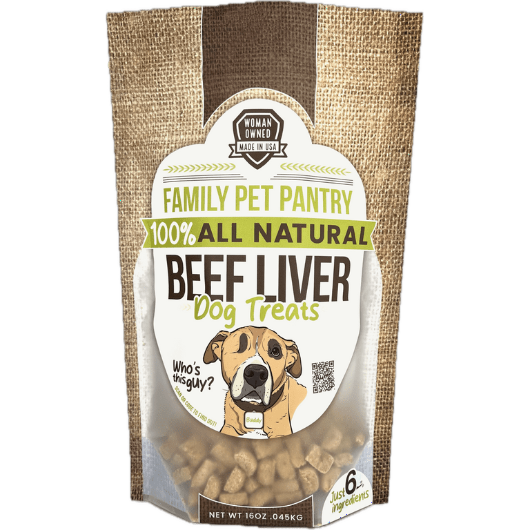Family Pet Pantry New Beef Liver Dog Treats Mini s ONE POUND
