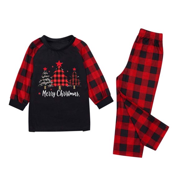 Family Pjs Matching Sets - Family Christmas Matching Pajamas Holiday Long Sleeve Pants Set for All Ages Sleepwear