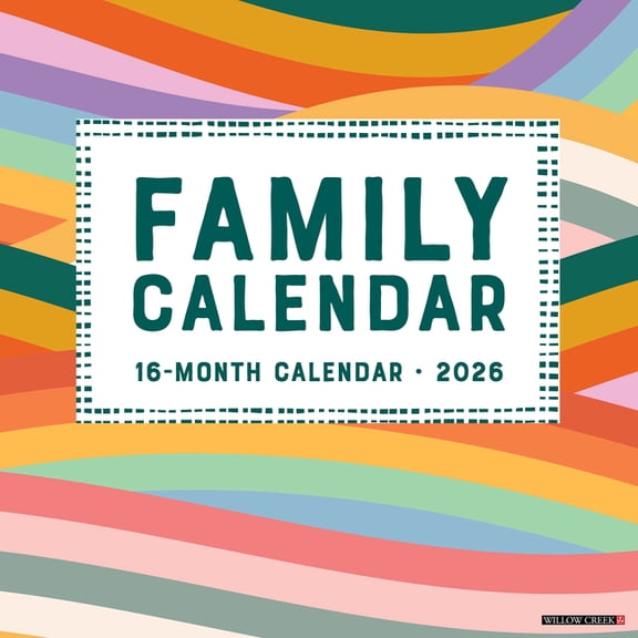 Family Planner Calendar 2026 Wall Calendar, (Paperback)
