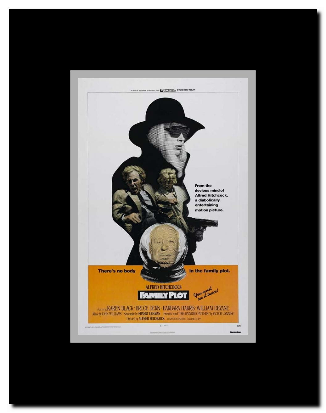Family Plot Framed Movie Poster