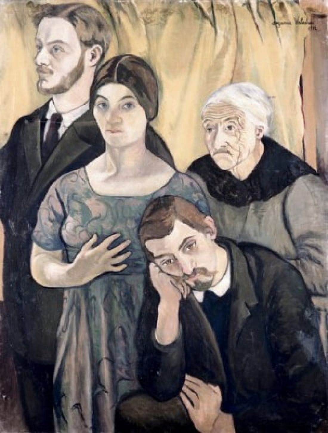 Family Portrait by Suzanne Valadon 1912 1865-1938 Canvas Art - Suzanne Valadon (24 x 36)