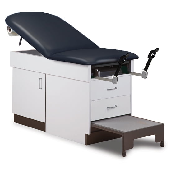 Family Practice Exam Table With Integrated Step Stool
