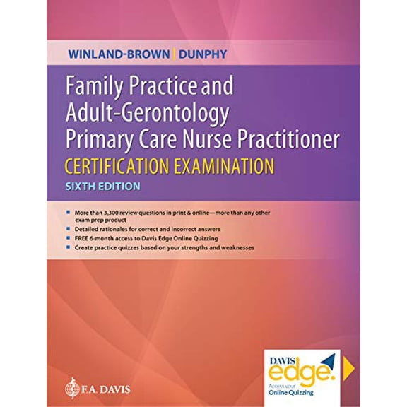 Pre-Owned Family Practice and Adult-Gerontology Primary Care Nurse Practitioner Certification Examination (Paperback) 0803697295 9780803697294