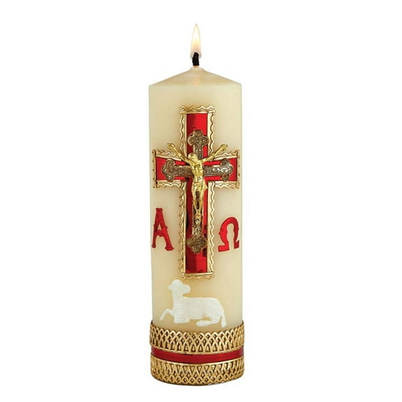 Will & Baumer N7382 Family Prayer Candle - Christ the Redeemer