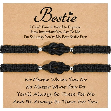 Family Promise Matching Bracelets Set - for Dad & Daughter, Mother & Son, Christmas Birthday Gifts