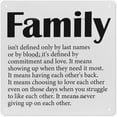 thumbnail image 1 of Family Quote Decorative Sign Family isn't Defined Plaque Decor Rustic or Wall Display for Home Living Room Bedroom Metal Tin Sign Wall Decor 8 * 8 in, 1 of 4
