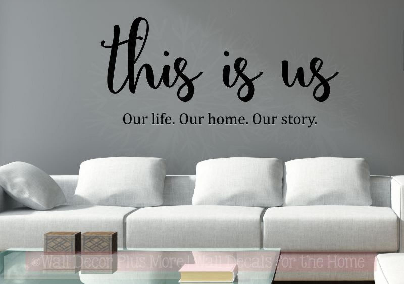 Family Quotes Wall Decor This Is Us Our Home Kitchen Art Decals ...